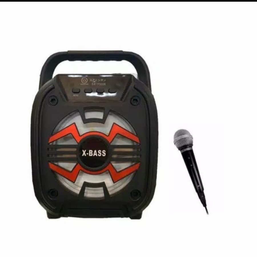 SHUANGXIONG SX Y5006 SPEAKER BLUETOOTH KARAOKE PORTABLE FREE MIC XBASS