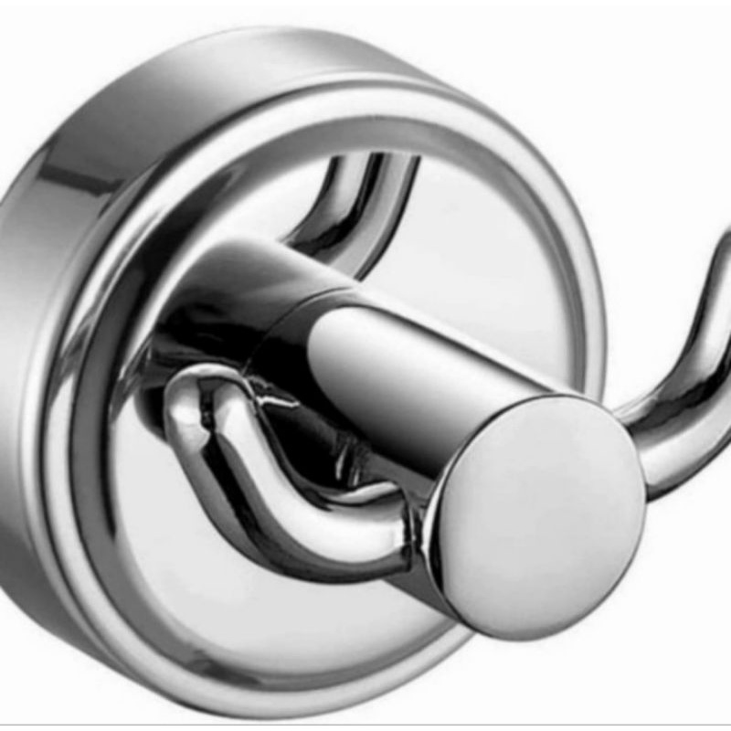 kapstok model toto / gantungan baju / Double Hook stainless RR-18