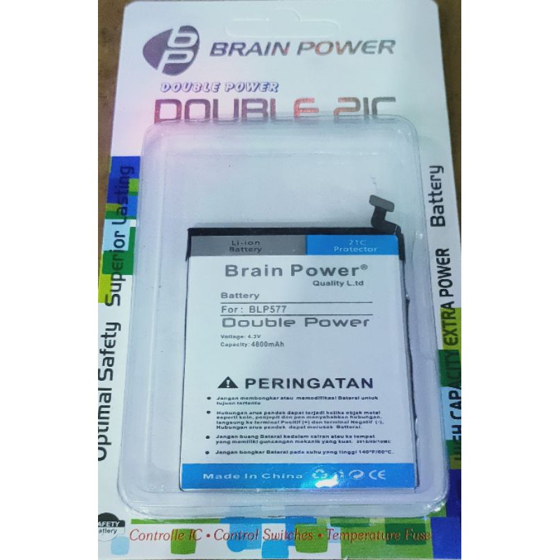 Battery batre Oppo BLP 577 Brain power