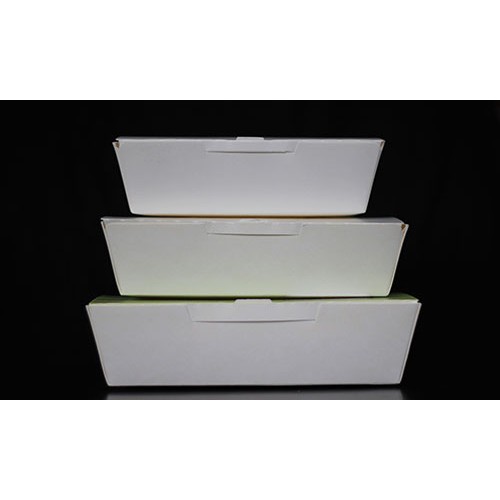 [20pcs] Lunch Box Paper | Lunch Box Kertas Medium Putih | Lunch Box Kertas Large Putih