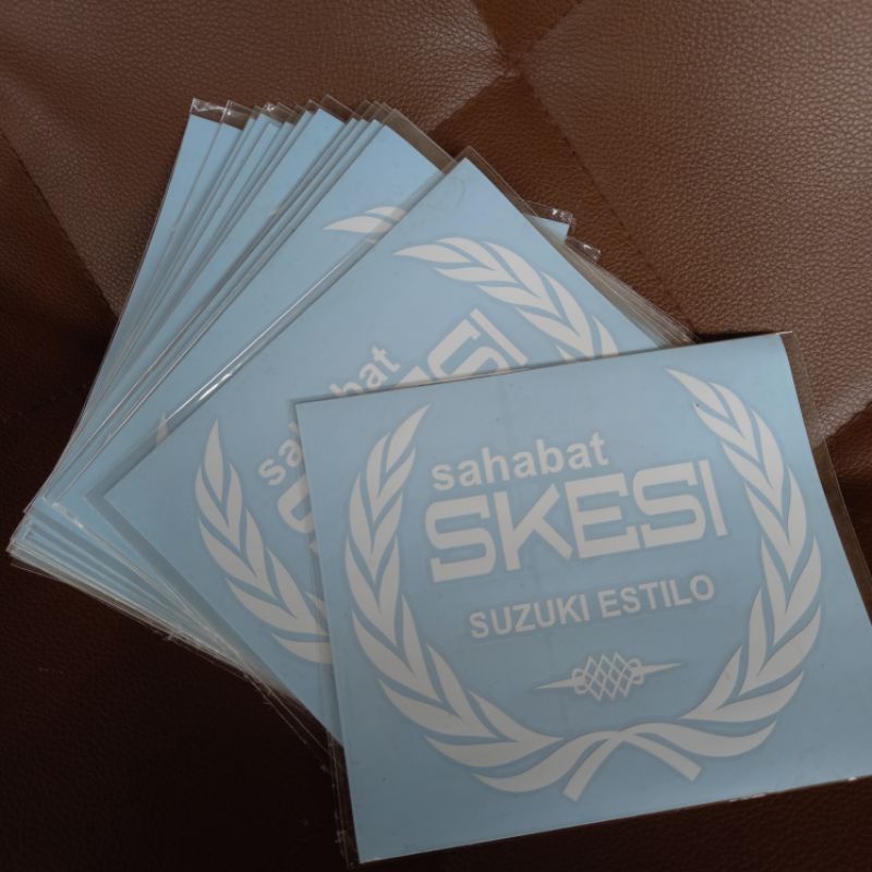 Stiker SKESI Belakang Suzuki Estilo (resmi)