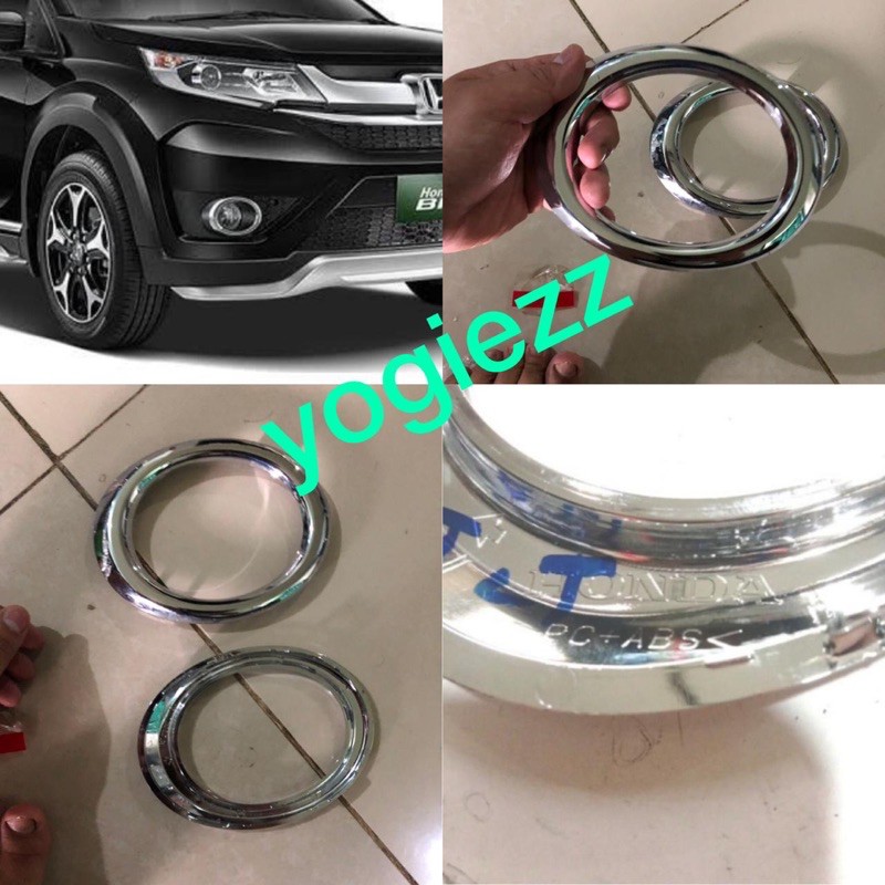 cover ring foglamp honda brv jazz front ring fog lamp lampu kabut kondom cover garnish brv ory oem