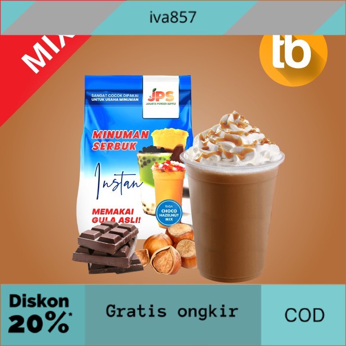 

PROMO JPS Bubuk Hazelnut Choco Mix (Bubuk minuman dan makanan) GRATIS ONGKIR