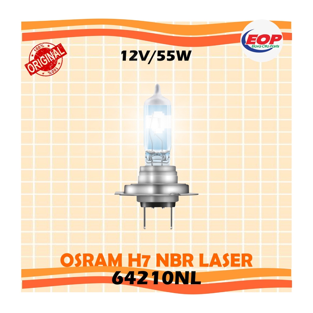 osram nbr h7 55w laser next generation new packaging 64210NL