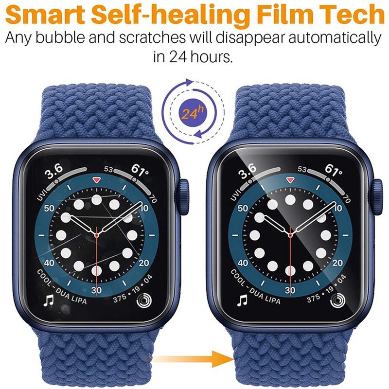 APPLE WATCH Hydrogel Film Transparent Soft Screen Protector iWatch 7 41mm 45mm S1~S6 Full Cover Film