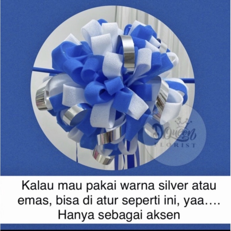 Pita Peresmian murah isi 1 Pom Pom dan 1 pc Gunting
