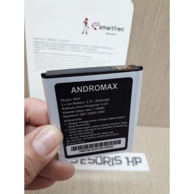 Baterai Modem Andromax M3Y M3S Batre Original Smartfren Andromax Mifi M3Z Battery H15418 M3Y 3000mAh