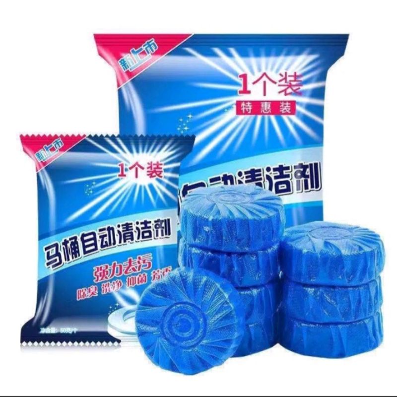 Tablet Biru Pembersih Toilet Penyegar Closet Closet Cleaner