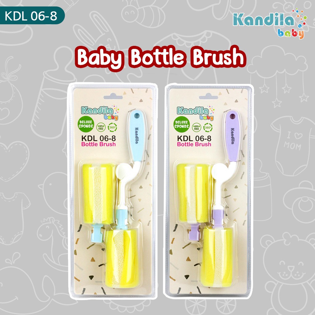 Kandila Nipple Brush KDL06-7 / Straw Brush KDL06-1 / Bottle Brush KDL06-6 / Rotary Brush KDL06-8