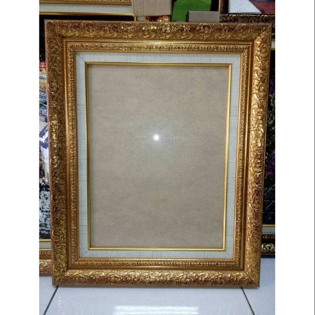 Bingkai foto/frame foto ukir bali 17r A3