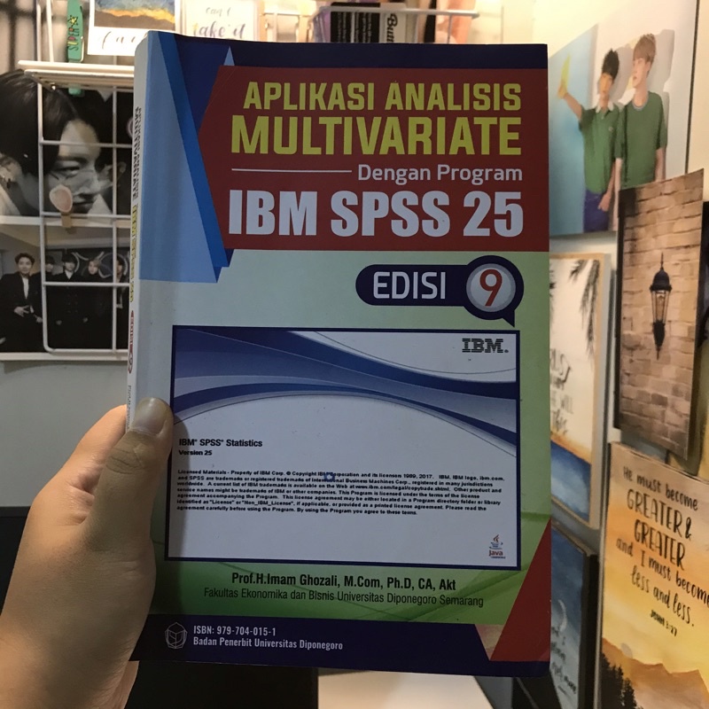 BUKU SPSS IMAM GHOZALI 2018 PRELOVED