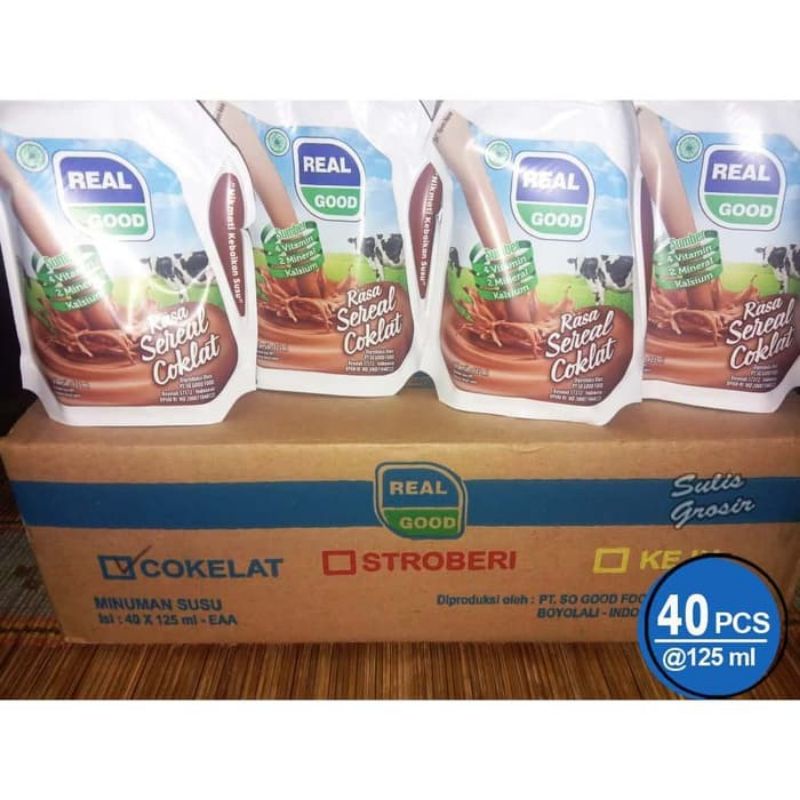 

Real Good pouch 125 Ml Isi 40 Pcs