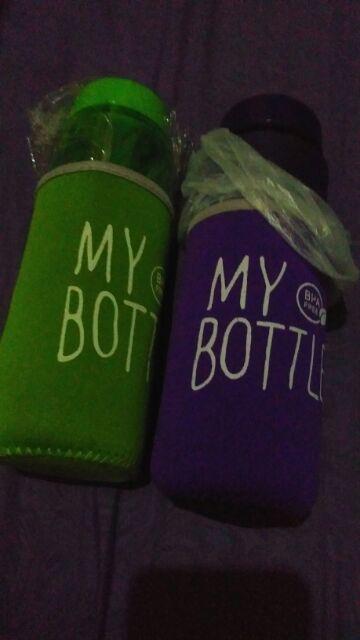 My Bottle Doff + Pouch  Warna Infused Water 500ml - Botol Minum B03-6a