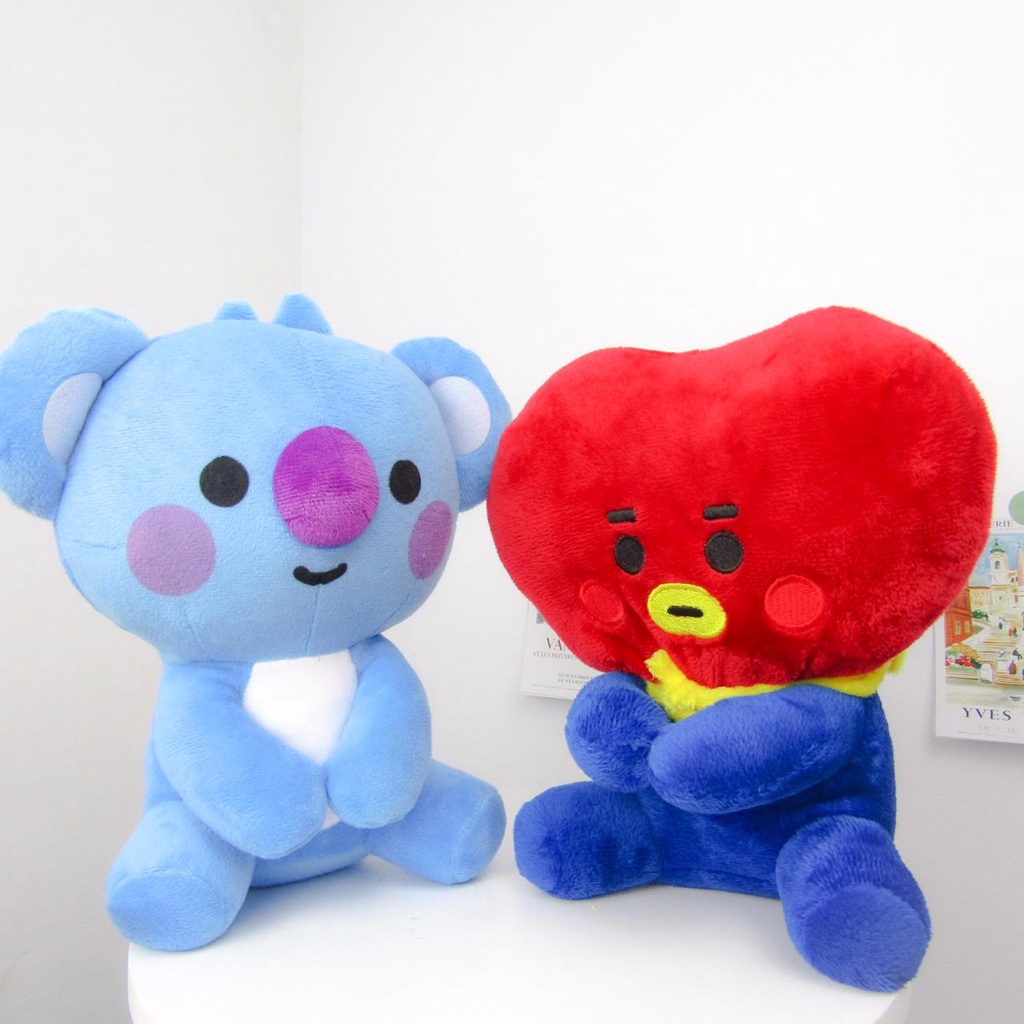 BONEKA BT21 IMUT LUCU UKURAN BESAR MAINAN ANAK BONEKA KARAKTER BAHAN EMPUK HALUS READY 5 KARAKTER