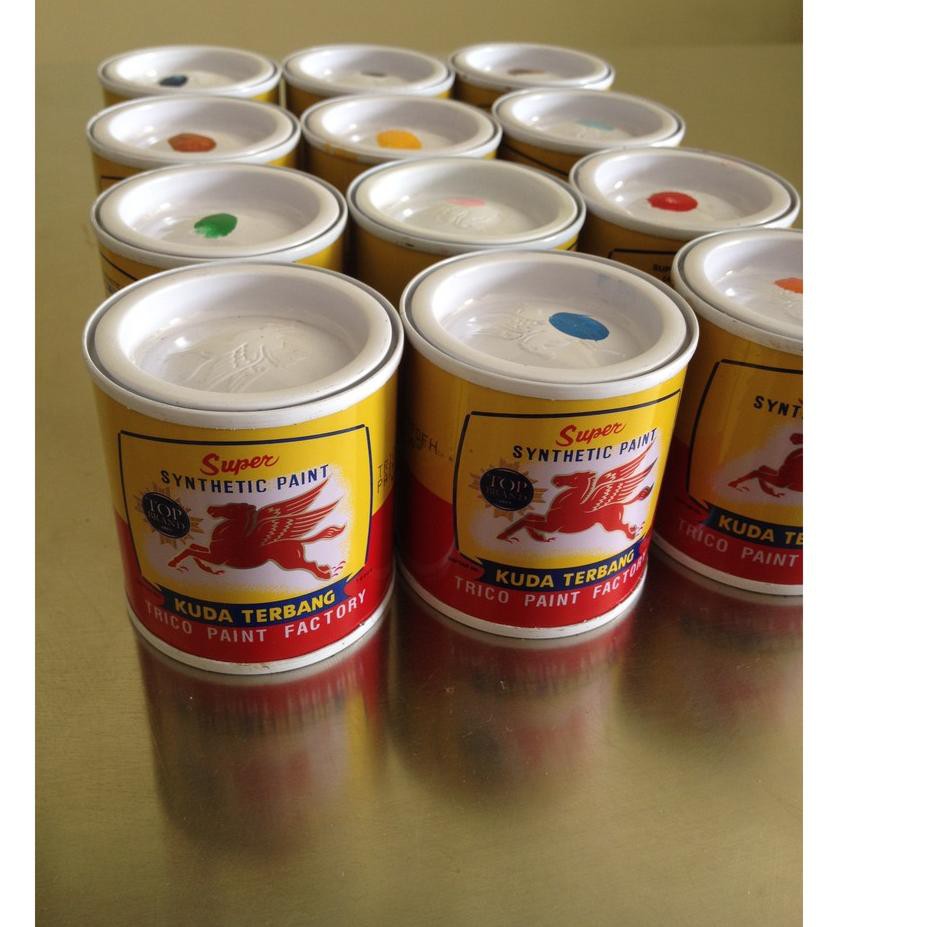 

*Barang Bagus.. KUDA TERBANG CAT KAYU BESI / CAT MINYAK KECIL 100GR *uy*^
