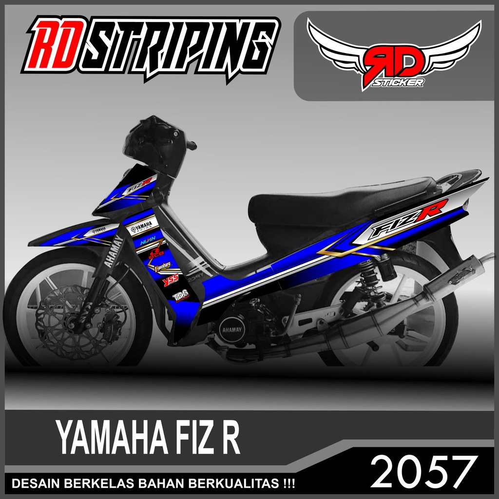 striping fiz r variasi - stiker fiz r - stiker fiz r variasi - stiker yamaha fizr  - stiker motor fi