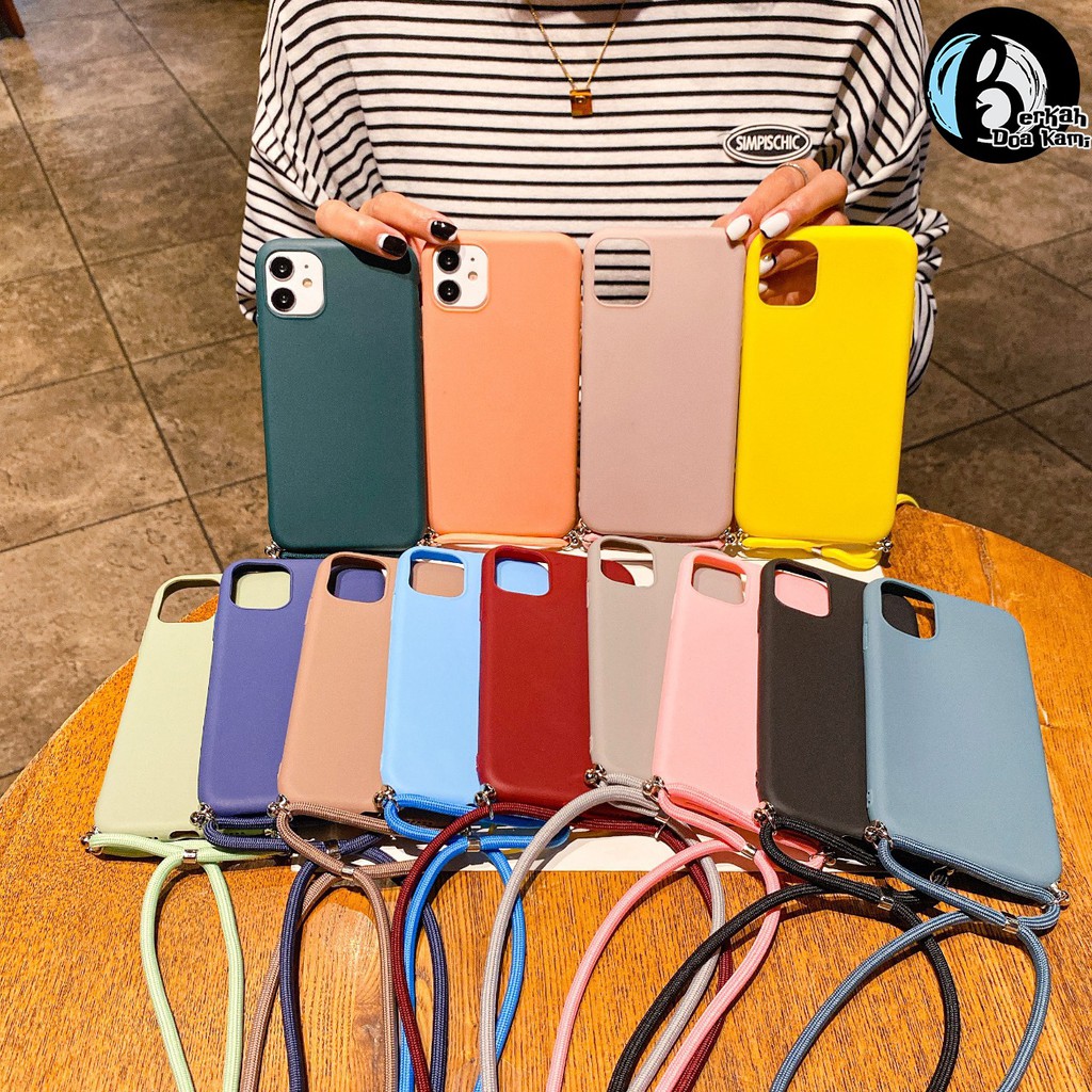 Softcase Slingcase Tali Lanyard Candy Oppo A3s A33w Neo 9 A37 9 A57 A39 A71 A83 F1S A59 BDK1450-3