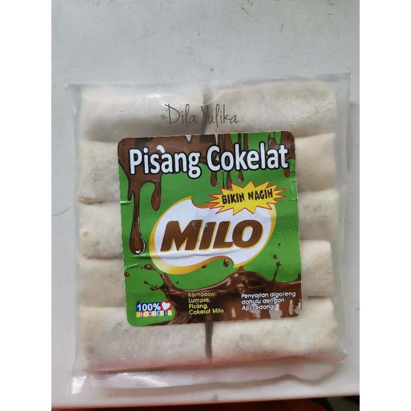 

PISANG COKELAT MILO LUMER ISI 10