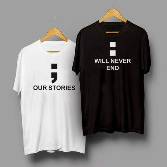 Kaos Pasangan Couple Tshirt Kata-Kata Keren