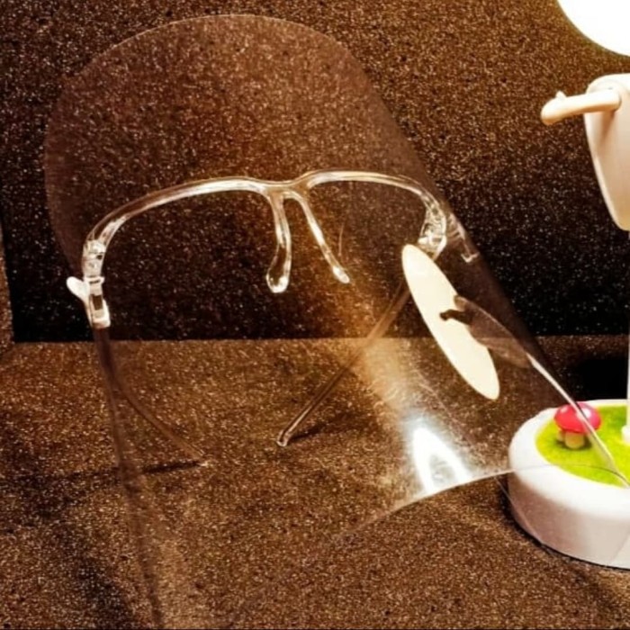 Face shield nagita kacamata bisa buka tutup