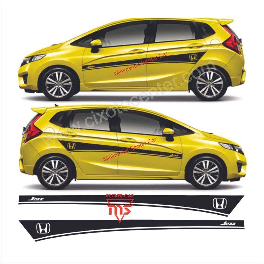 Jual STICKER STIKER MOBIL HONDA JAZZ LIST BODY SAMPING KWALITAS PREMIUM Indonesia Shopee Indonesia