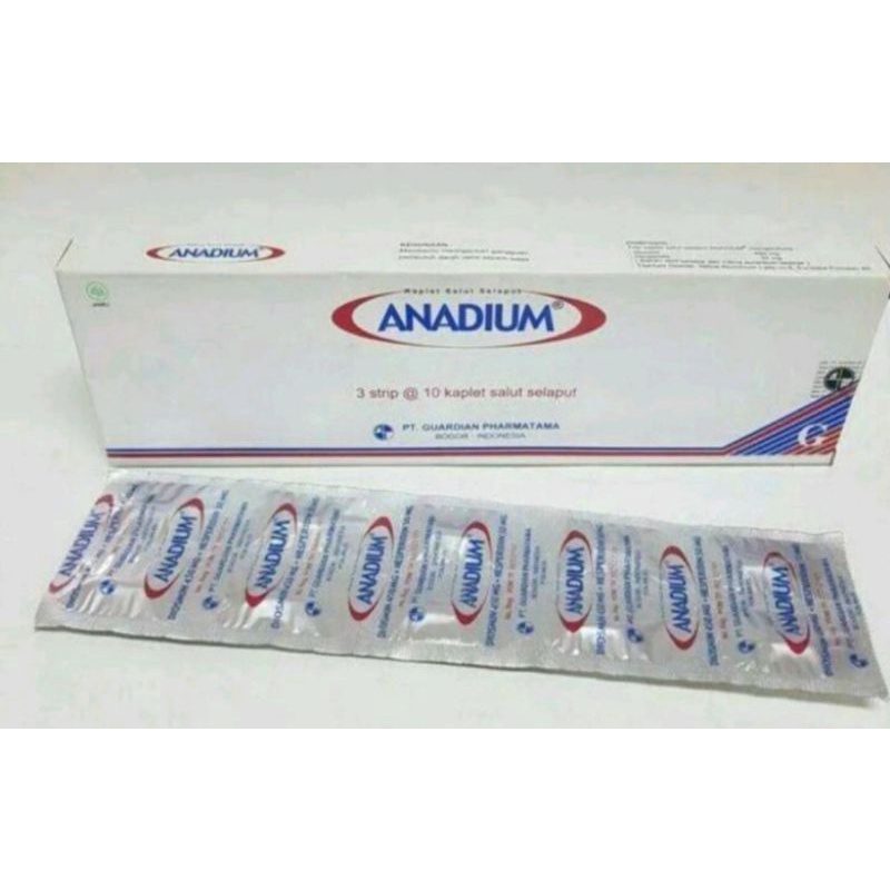 Anadium obat wasir 1 box isi 30