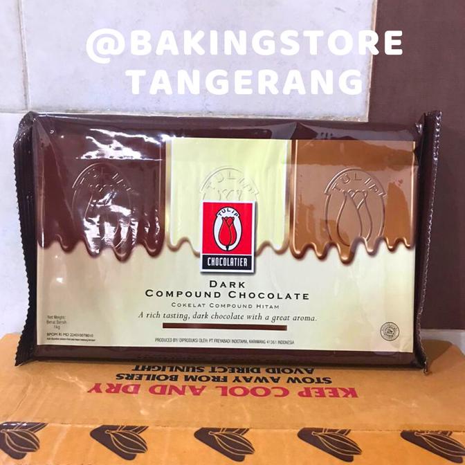 

[COD] Coklat tulip dark chocolate compound - cokelat batang murah 1 kg [COD]