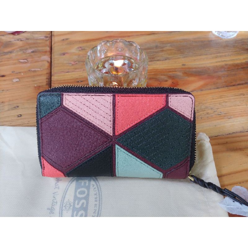 Dompet Fossil Patchwork Preloved