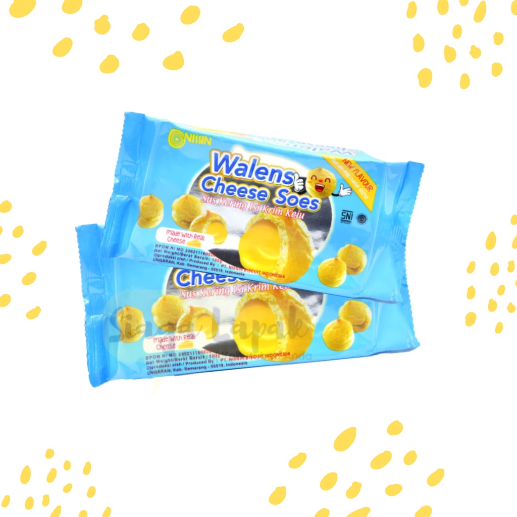 Walens Cheese Soes Nissin Sus Kering Keju 100gr