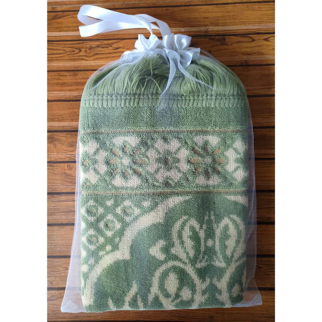 Kantong Tile 25x35cm Sarung Tas Serut Souvenir Sajadah Besar