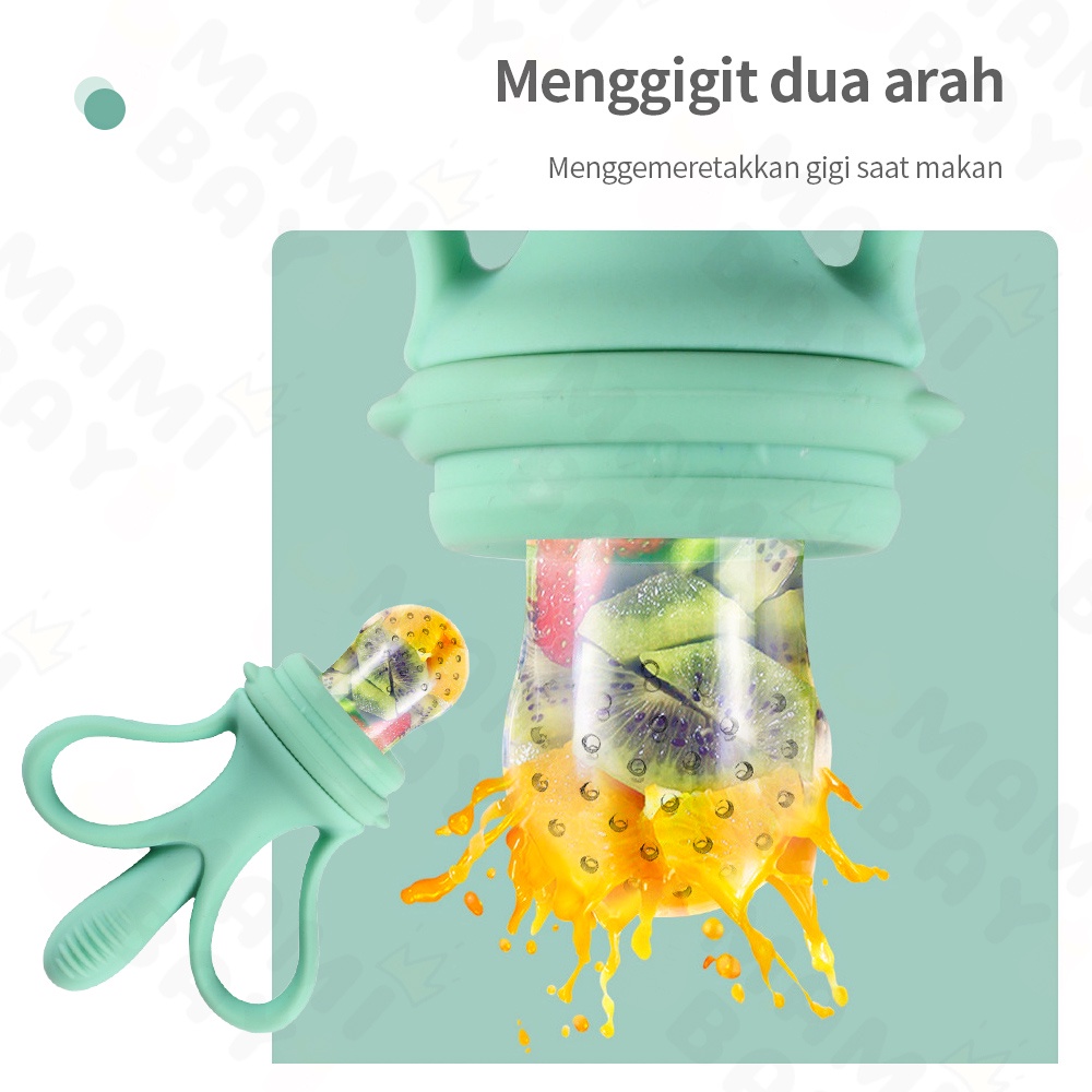 Mamibayi Teether bayi+dot buah bayi food Feeder empeng buah untuk bayi