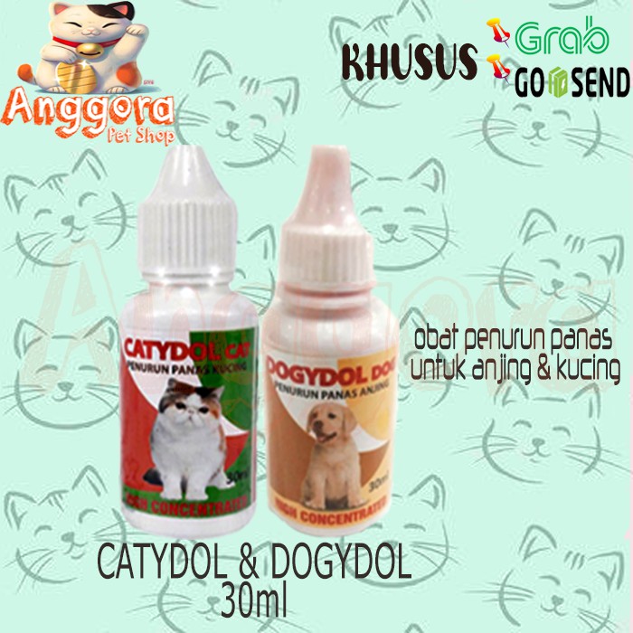 Obat penurun panas untuk Kucing Anjing-CATYDOL DOGYDOL 30ml