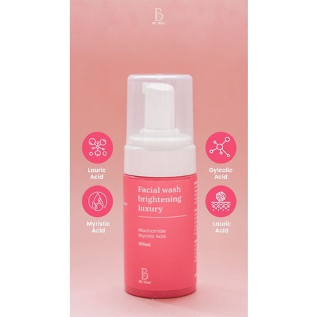 BG Beauty Glow Facial Wash Ganti Nama Radiance Brightening Foam Cleanser