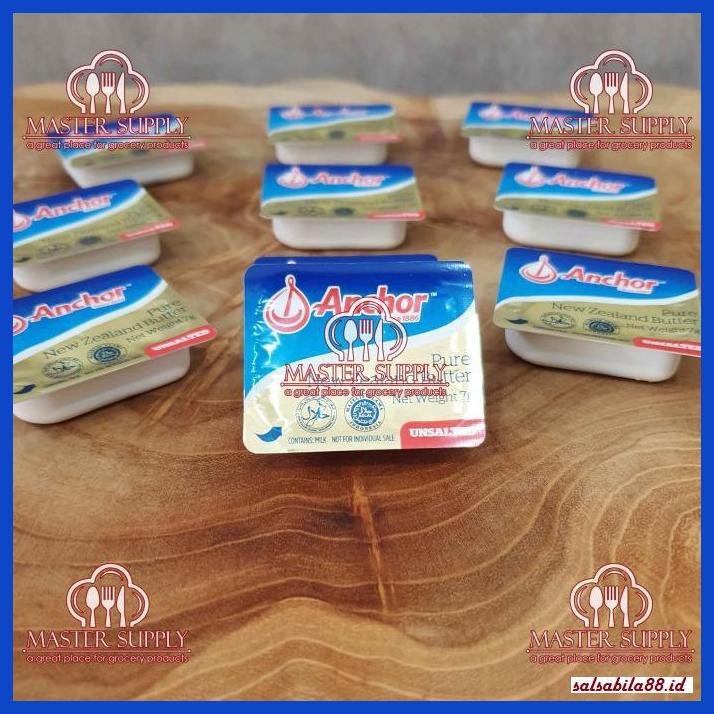 

Rettubagetnem- Anchor Mini Butter Salted /Unsalted 7Gr X 10Pcs / Mpasi Butter Anchor - Unsalted