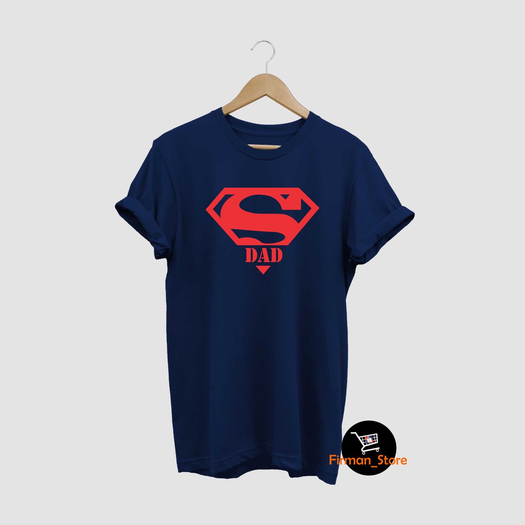 KAOS SUPERMAN DAD BIG SIZE/ JUMBO / KAOS PRIA / KAOS DISTRO M L XL XXL XXXL XXXXL XXXXXL