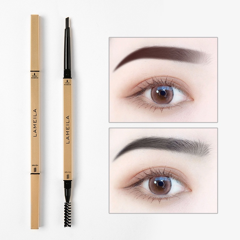 Mysterygirl - (COD) Lameila 7 Colors Double Heads Eyebrow Pencil Lasting Eyebrow Pen (Waterproof)