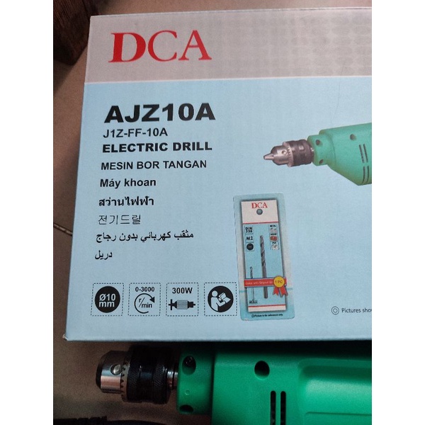 DCA AJZ10A eco drill AJZ 10A 1JZ 10 A mesin bor besi kayu