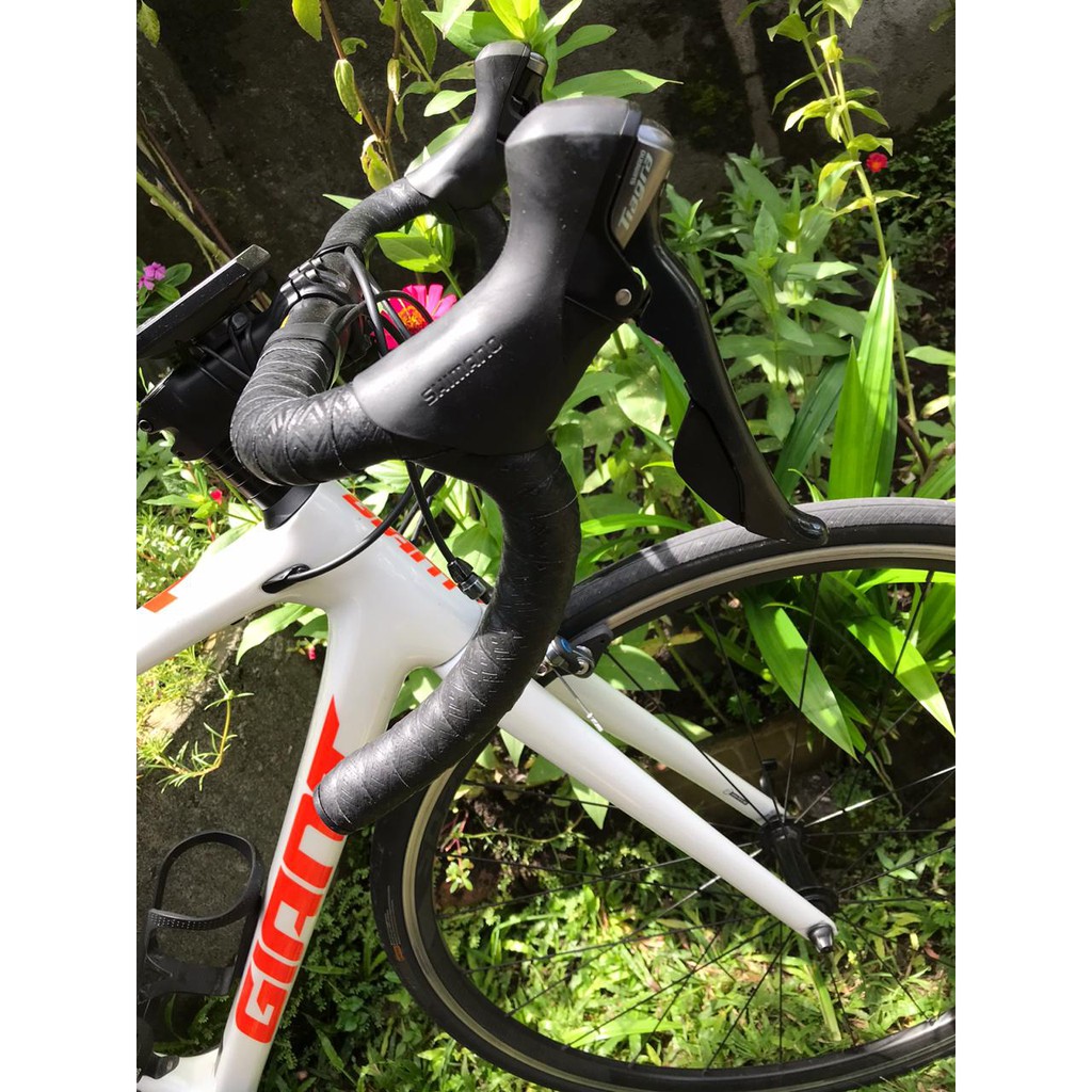 Roadbike Giant TCR Adv 3 2020 Size S Grupset Tiagra 10s Speed Carbon Sepeda Balap Rim brake Fullbike