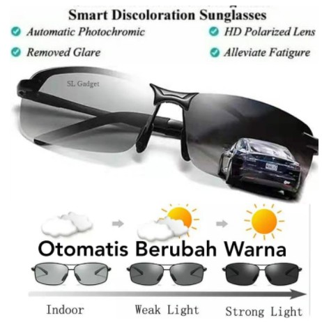 Kacamata Anti Silau Siang dan Malam
