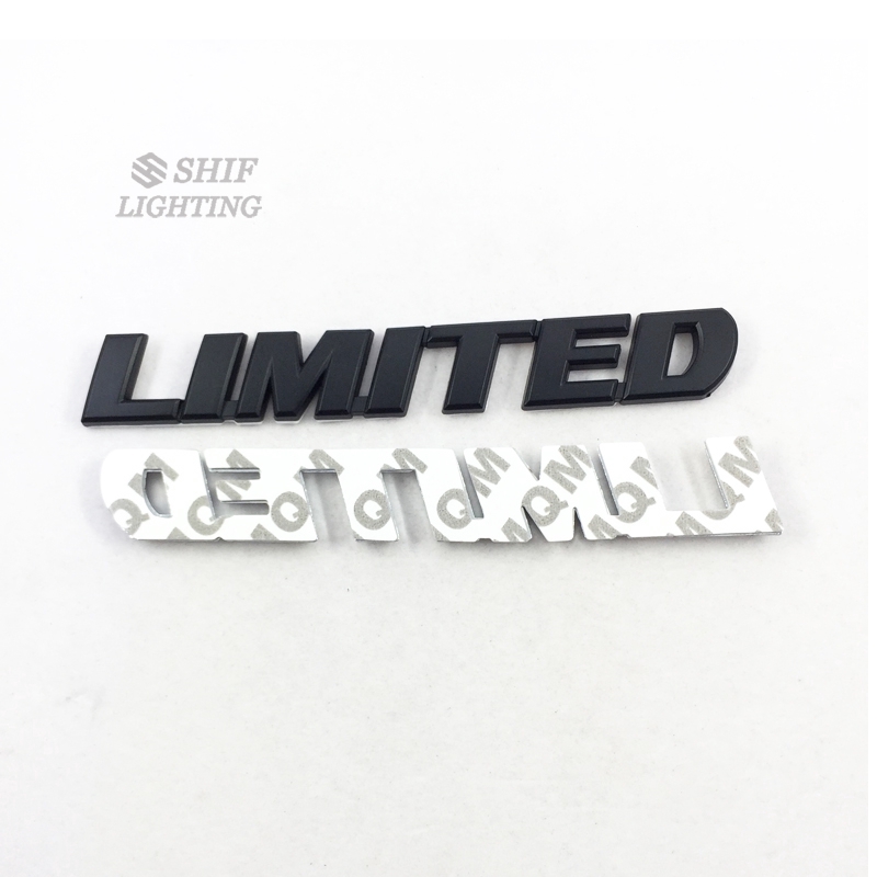 1 X Metal LIMITED Letter Logo Car Auto Side Fender Rear Emblem Badge Sticker Decal For Universal