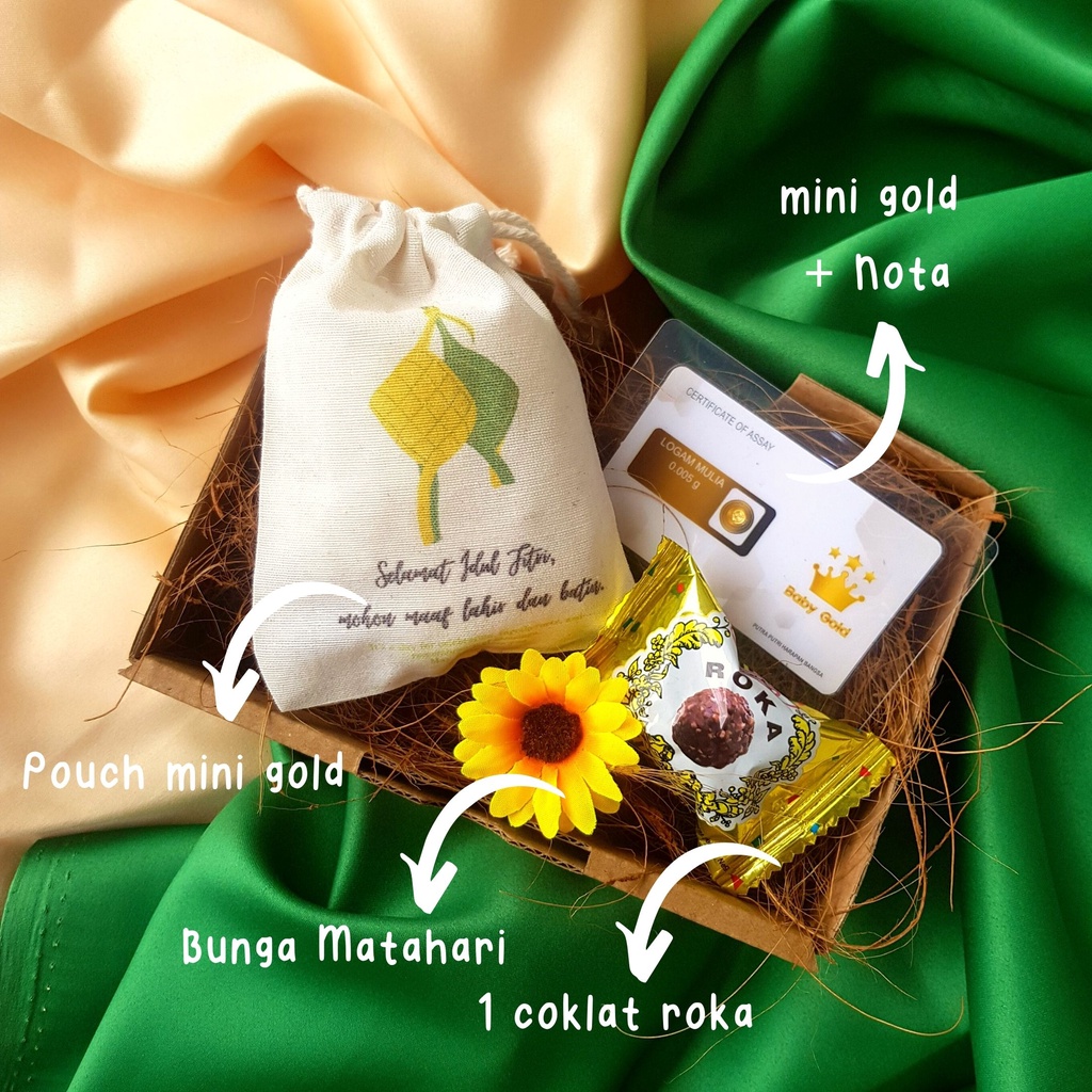 MINIGOLD GIFT BOX/GIFT BOX EMAS MURNI/HADIAH ULANG TAHUN/THE AESTHETIC GIFT BOX/HAMPERS/KADO ULANG TAHUN/KADO WISUDA/ KADO WEDDING PERNIKAHAN ANNIVERSARY CONGRATULATION TAHNKYOU