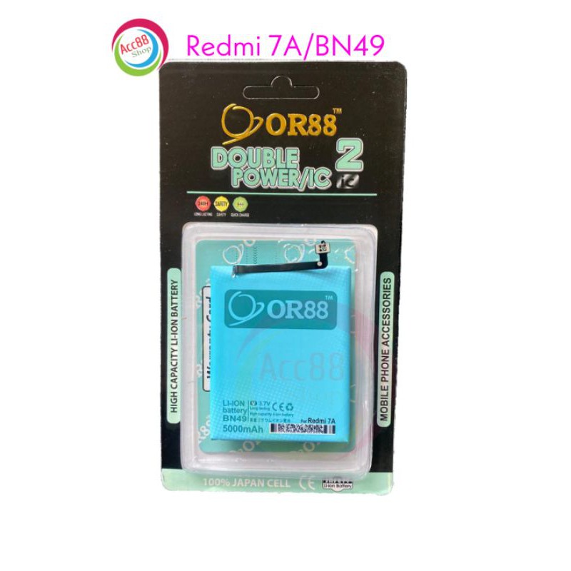 Batre BAttery Baterai Double Power  Xiaomi Redmi BN49 Mi 7A OR88/ Oriens88