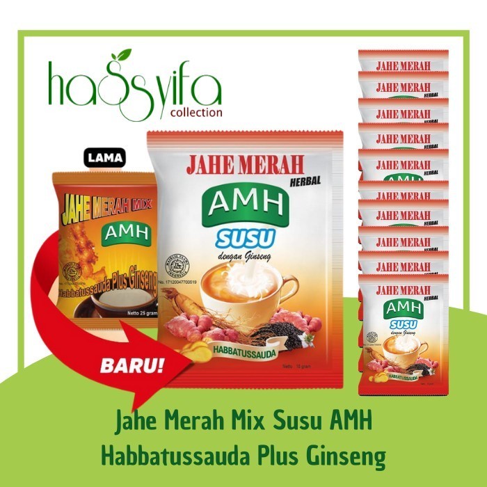 

Ge602G Jahe Merah Amh Mix Susu Herbal Habbatussauda Gingeng Renceng New Pack Ds5