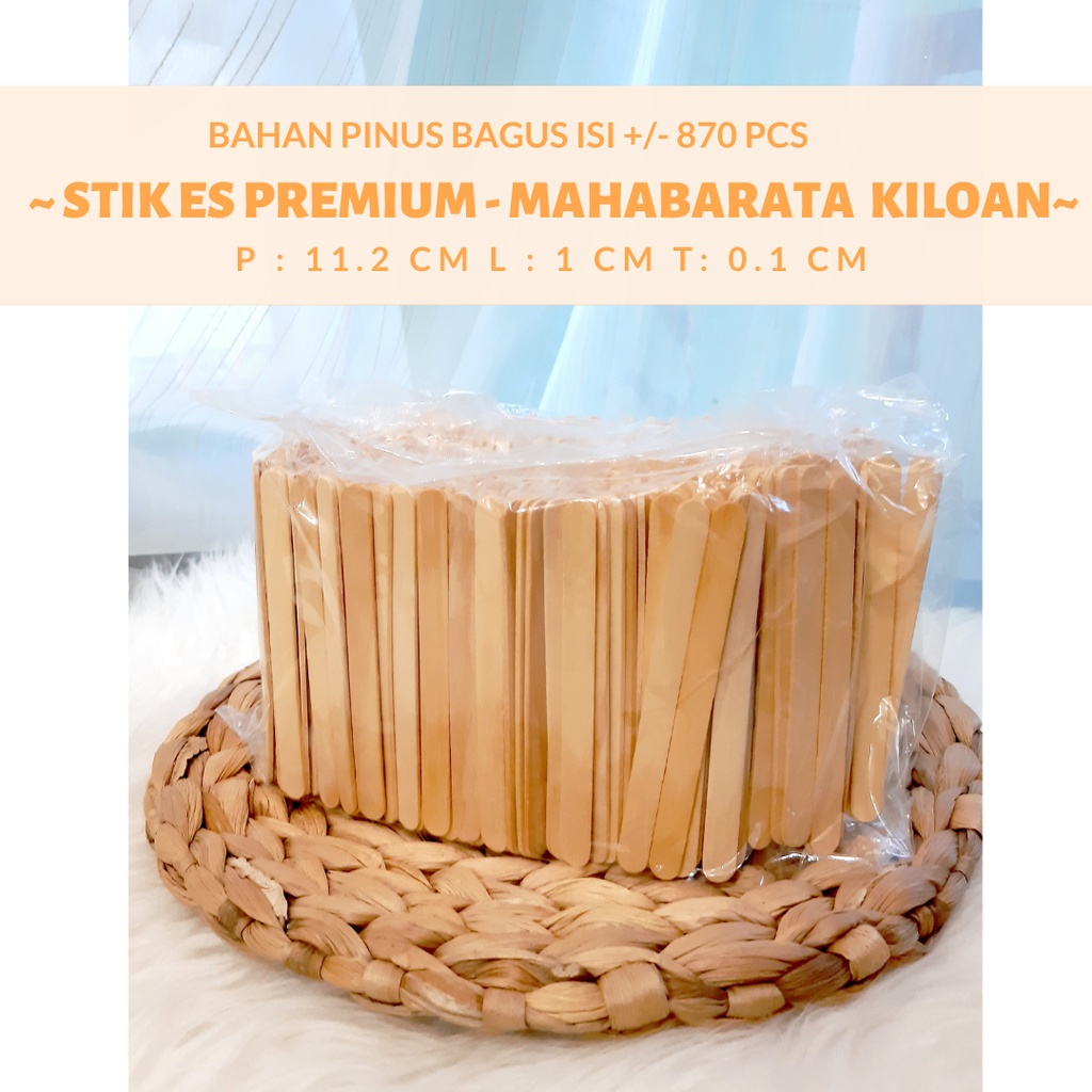 PREMIUM MAHABARTA KILOAN  STIK ES KRIM JUMBO   / STICK ICE CREAM   / STIK ES KRIM KERAJINAN RUMAH ST