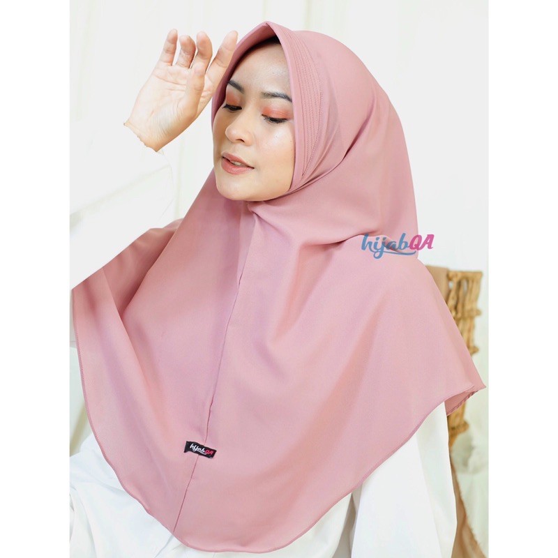 HIJABQA - Aisyah Khimar Instant Jumbo Simple Pet