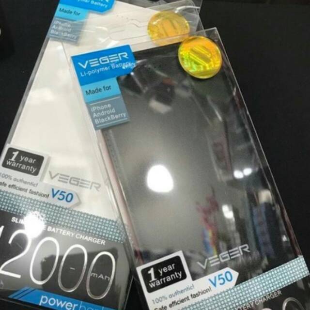 Powerbank Veger V50 12000 mah