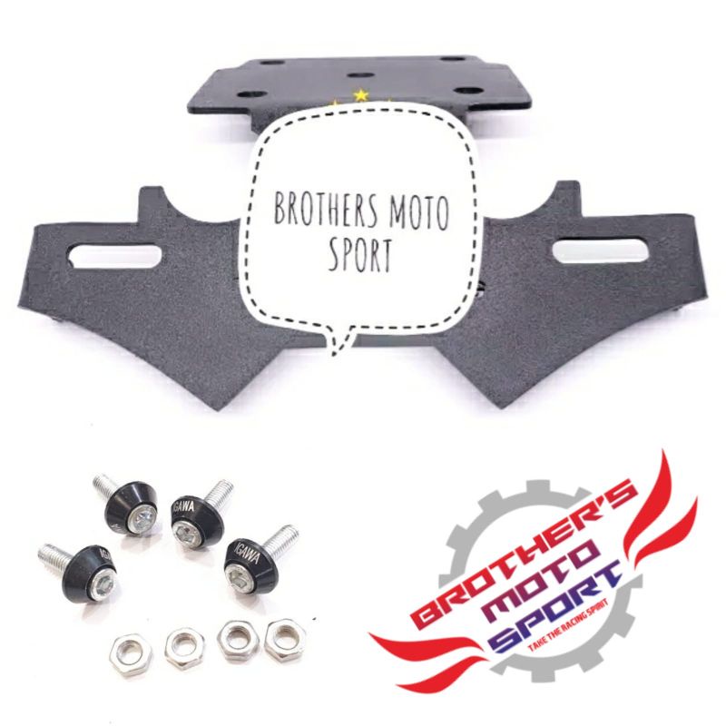 tail tidy gsx breket plat nopol belakang gsx r150 tail tidy s150