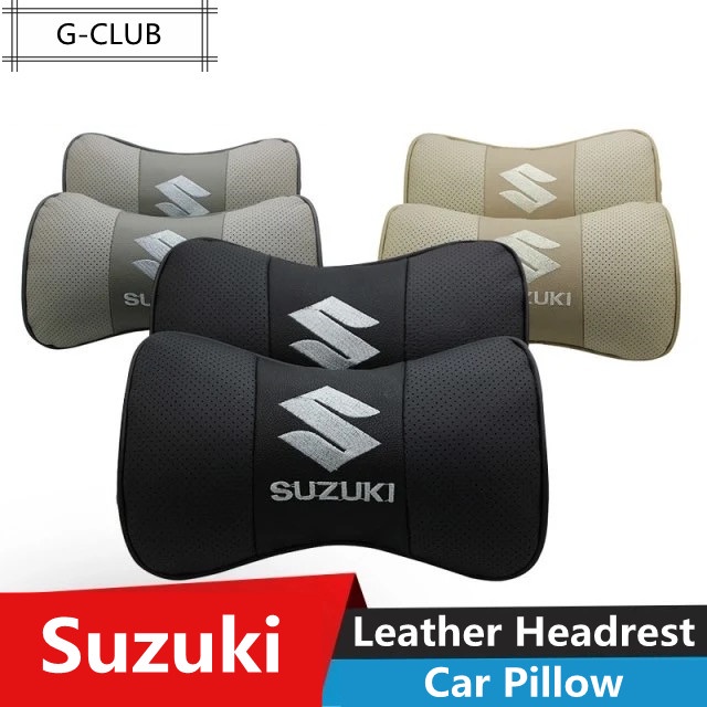 G-club Bantal Sandaran Kepala Bahan Kulit breathable Untuk Suzuki