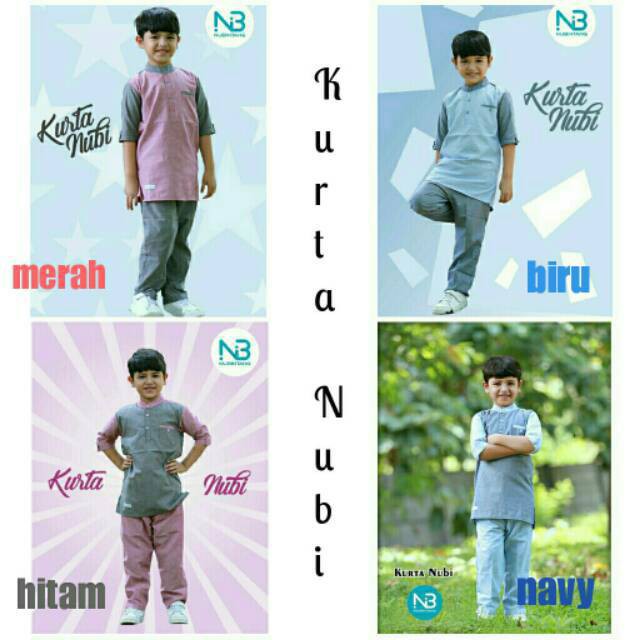 Kurta Nubi/baju koko anak/setelan koko ori by Nubi