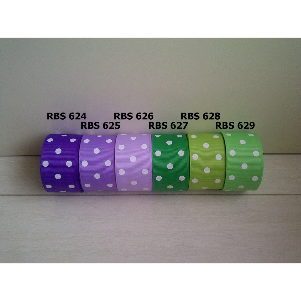 

[10 YARD] PITA GROSGRAIN MOTIF POLKADOT SALE RBS 624,625,626,627,628,629